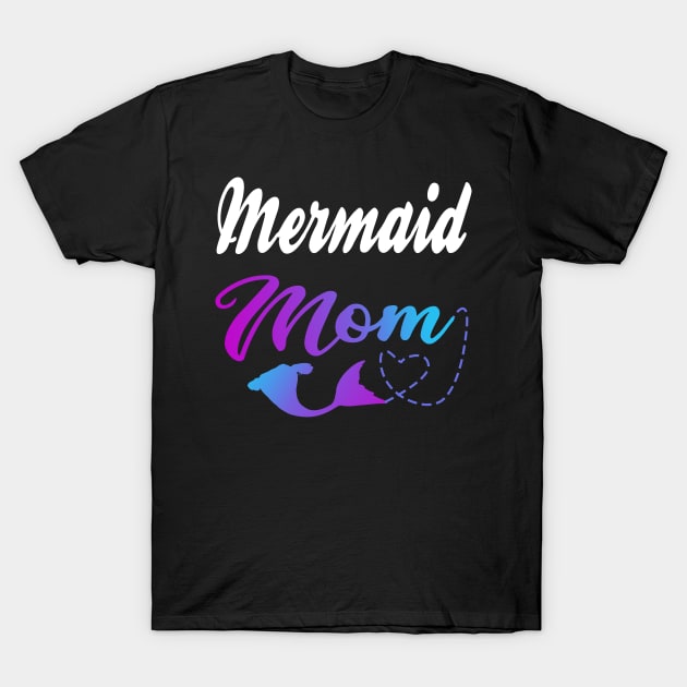 Mermaid Mom Mermaid Birthday T-Shirt by semsim